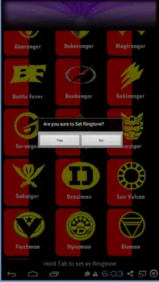 Gokai Change Form android App screenshot 0